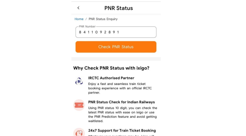 How to Check PNR Status Using ixigo: A Step-by-Step Guide for Travellers